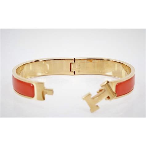 hermes click clac bracelet.